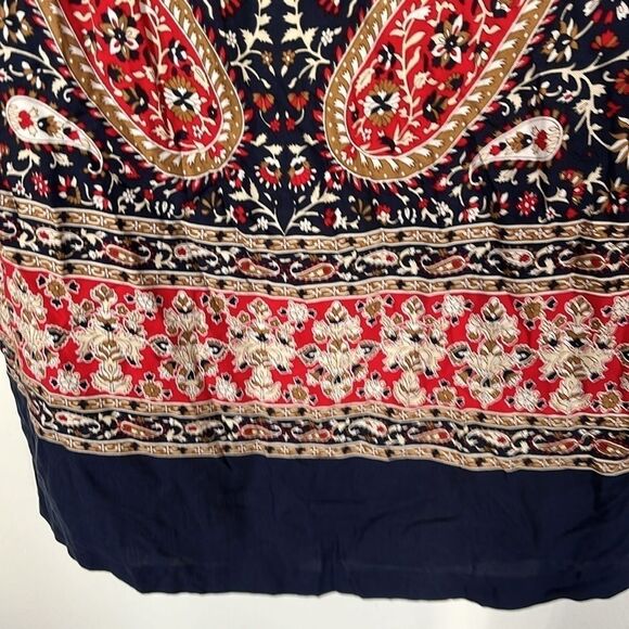Massimo Dutti Paisley boho baroque print dress sz 6 - Picture 11 of 13